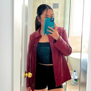 Danier Red Jacket - 2XS